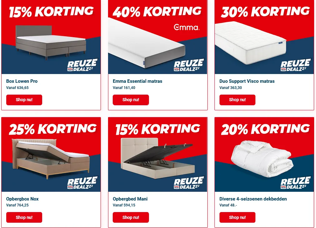 Beddenreus folders van 12 januari tot 16 januari 2026 - Folder pagina 1