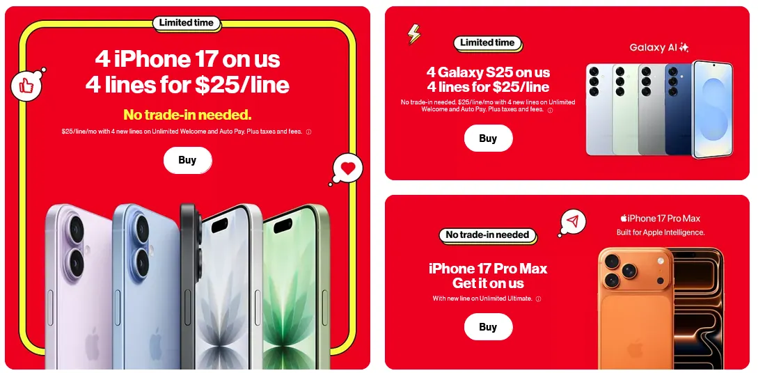 Weekly ad Verizon Sales from January 13 to January 18 2026 - Page 1