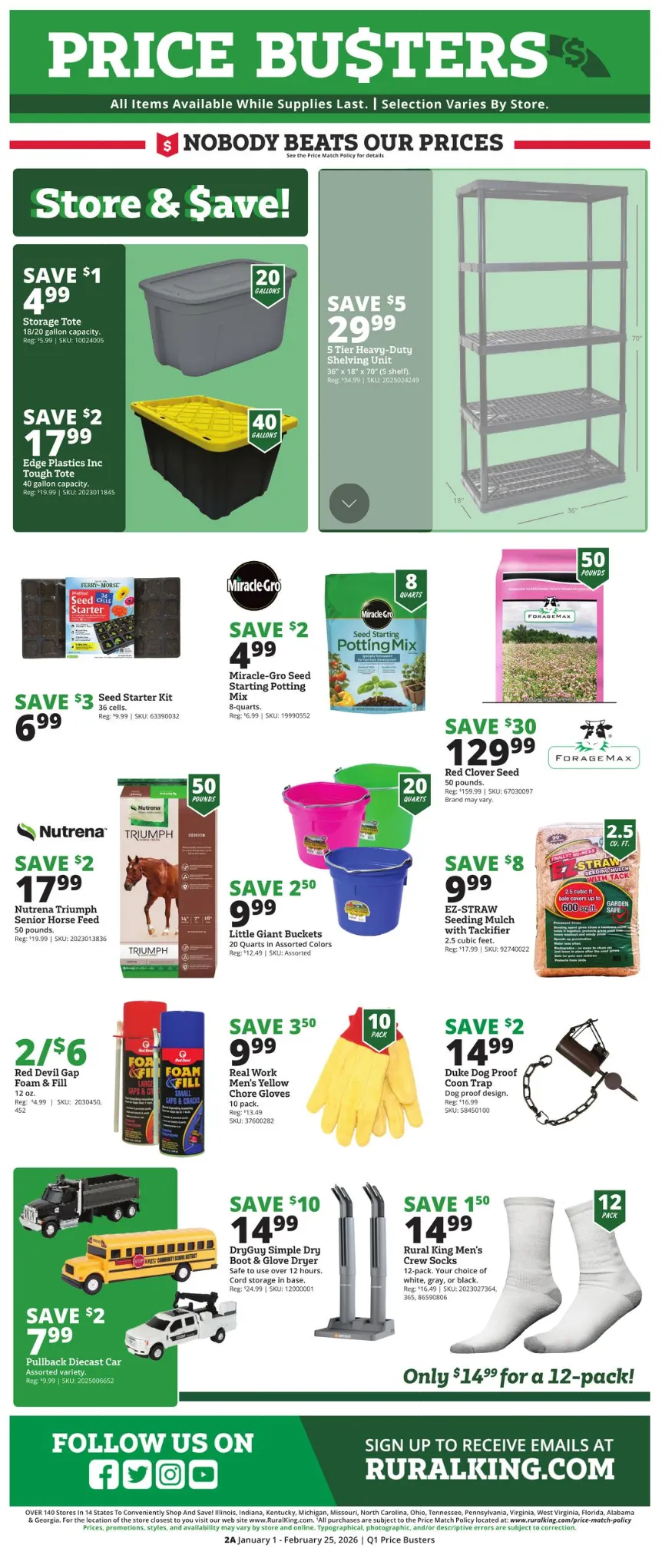Weekly ad Rural King Sales from January 1 to January 25 2026 - Page 2