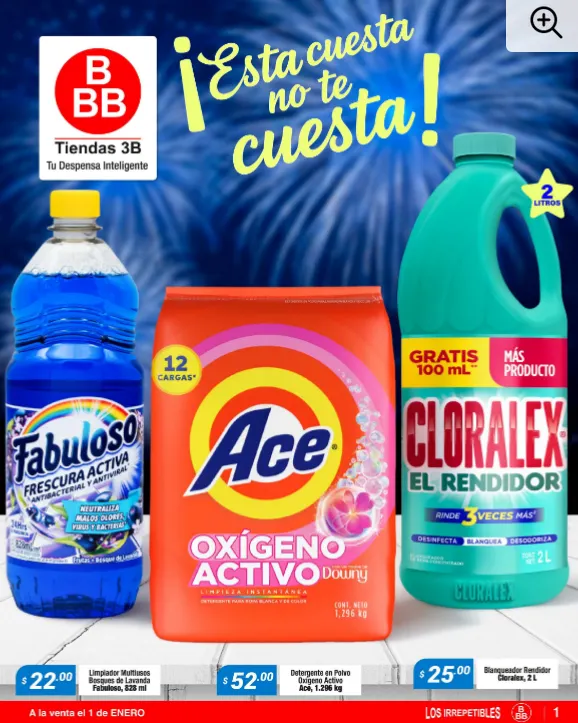 Catálogo de  Tiendas Tres B  Ofertas 1 de enero al 31 de enero 2026 - Pagina 1