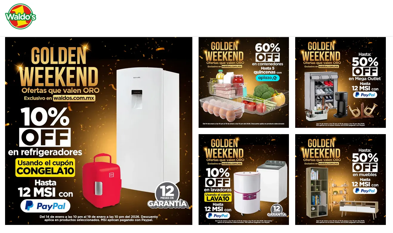 Catálogo de Waldo's Ofertas 10 de enero al 19 de enero 2026 - Pagina 1