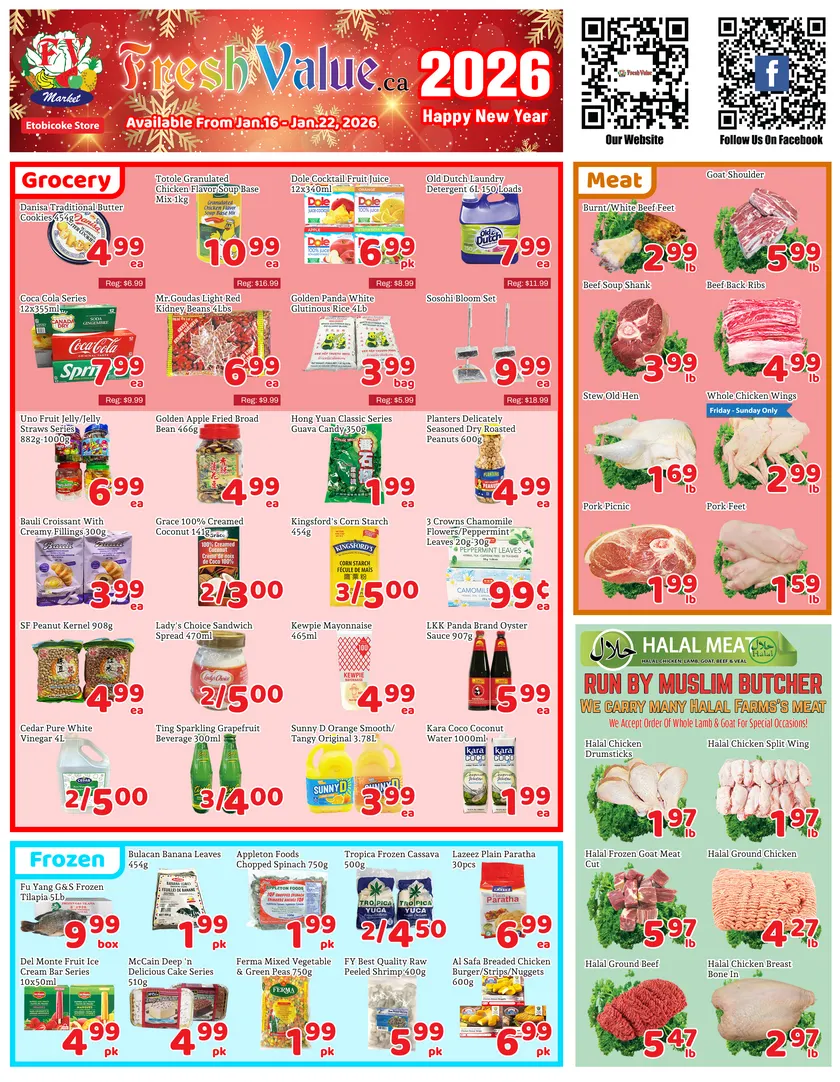 Fresh Value Sales from January 16 to January 22 2026 - flyer page 1