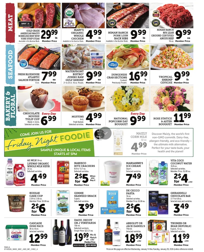 Weekly ad Andronico's Sales from January 14 to January 20 2026 - Page 1