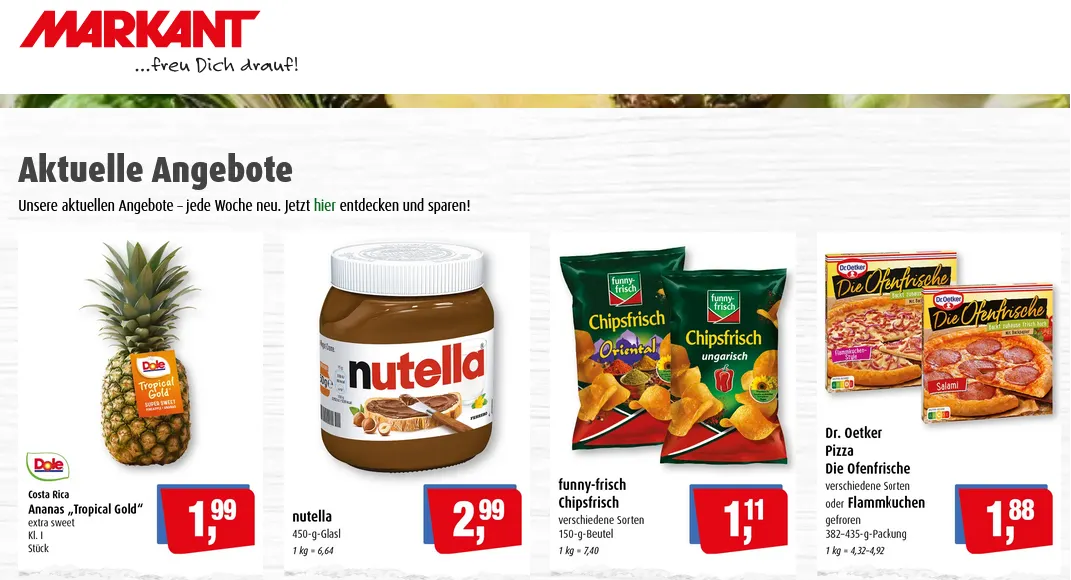 Markant Prospekte von 20. Januar bis 25. Januar 2026 - Prospekt seite 1