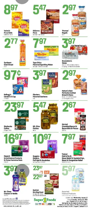 Weekly ad Super 1 Foods Sales from January 21 to January 27 2026 - Page 2
