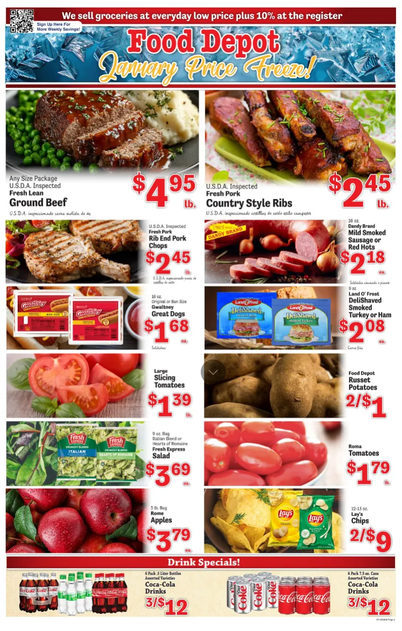 Weekly ad Food Depot Sales from January 19 to January 25 2026 - Page 1