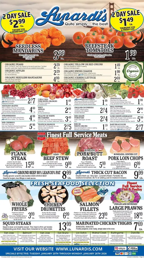 Weekly ad Lunardi's Sales from January 20 to January 26 2026 - Page