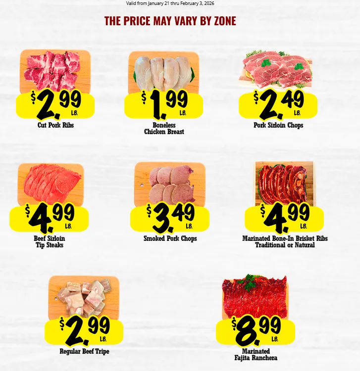 Weekly ad La Michoacana Meat Market Sales from January 21 to February 3 2026 - Page 