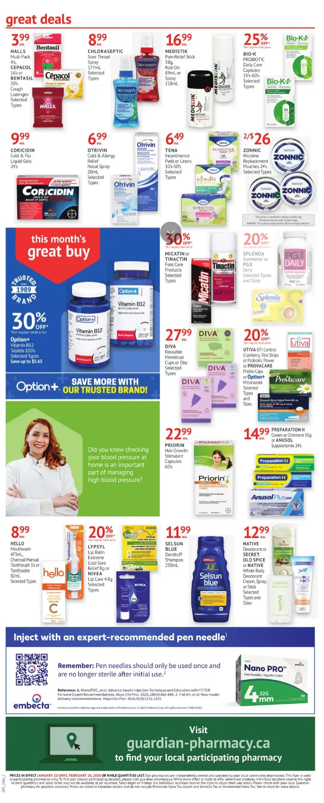 Guardian Pharmacy Sales from January 23 to January 26 2026 - flyer page 2