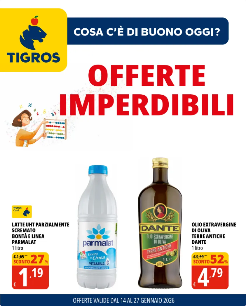 Volantini Tigros da 14 gennaio a 27 gennaio di 2026 - Pagina del volantino 