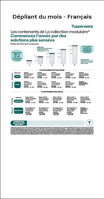 Catalogues Tupperware du 26 janvier au 31 janvier 2026 - Catalogue page 2
