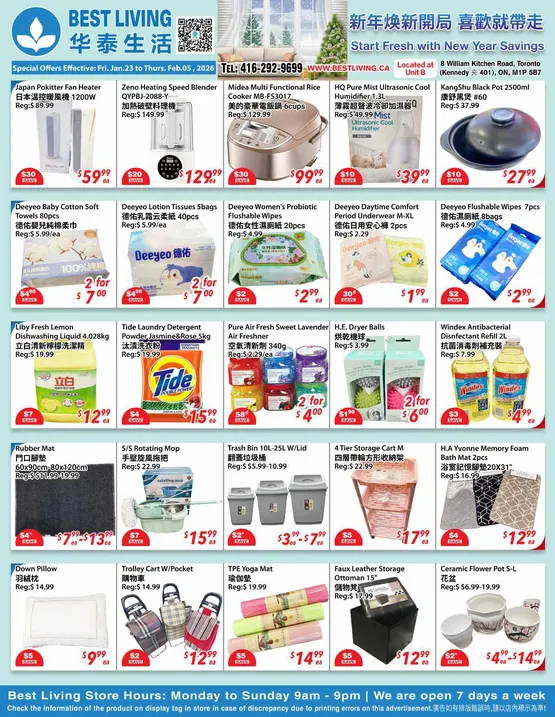 Best Living Sales from January 23 to February 5 2026 - flyer page 