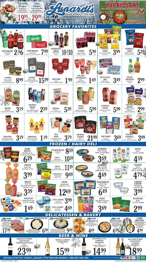 Weekly promotion Lunardi's Sales spanning from January 27 to February 2 2026 - Page 2 for Catalogue 365