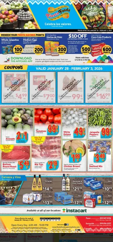 Weekly ad Fiesta Foods SuperMarkets Sales from January 28 to February 3 2026 - Page 
