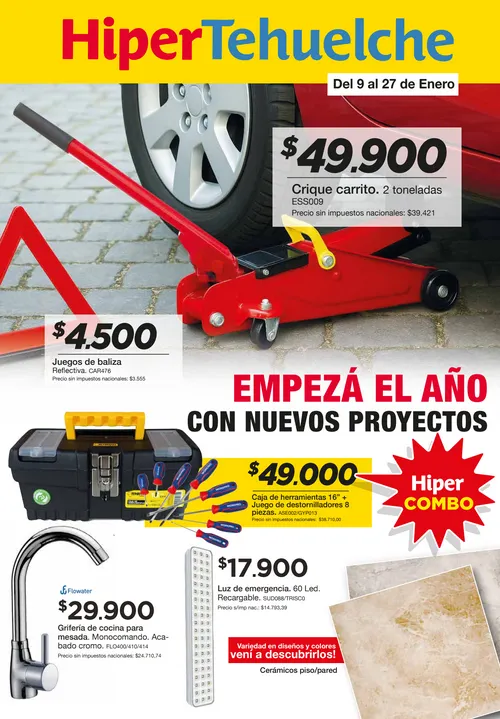 Ofertas de Ofertas Hiper Tehuelche 9 de enero al 31 de enero 2026 - Página del catálogo