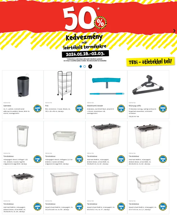 Katalógus  Tedi legfrissebb ajánlatai január 28.-tól február 2.-ig 2026. - Oldal 