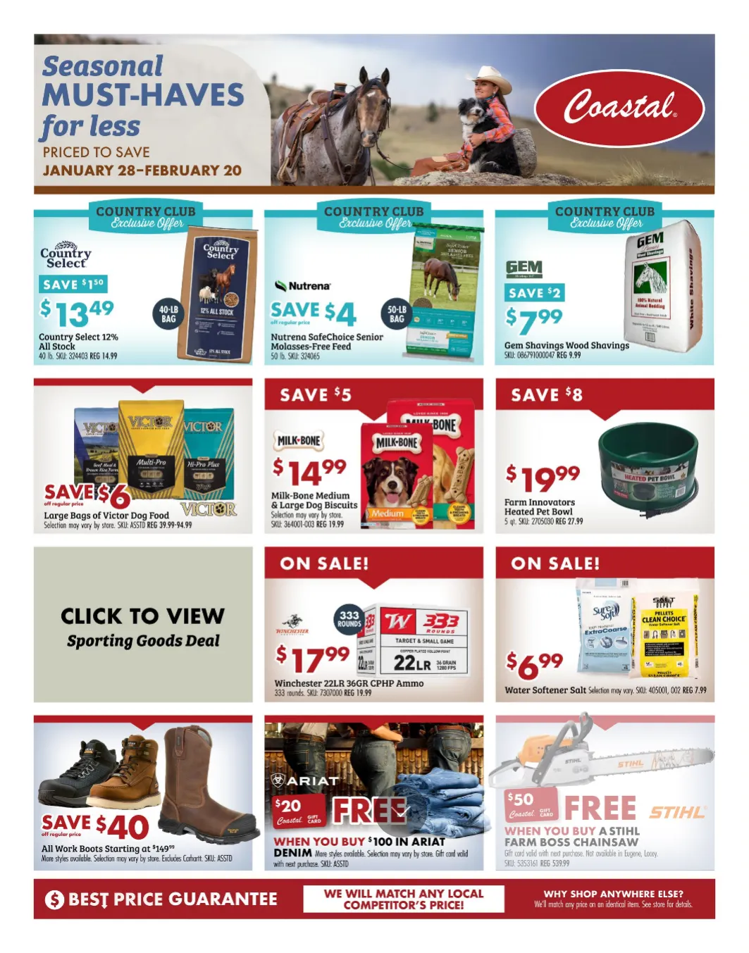 Weekly ad Coastal Farm & Ranch Sales from January 28 to February 20 2026 - Page 
