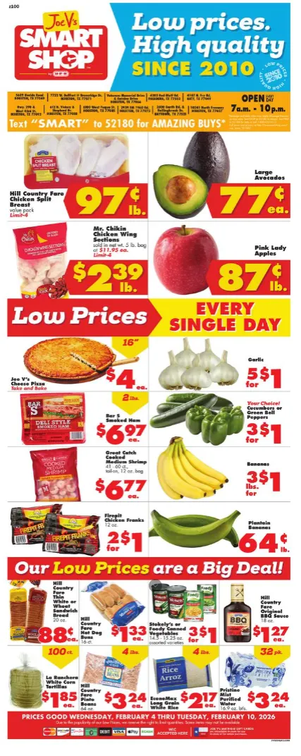 Weekly ad Joe V's Smart Shop Sales from February 4 to February 10 2026 - Page 