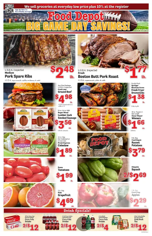 Weekly ad Food Depot Sales from February 2 to February 8 2026 - Page 1