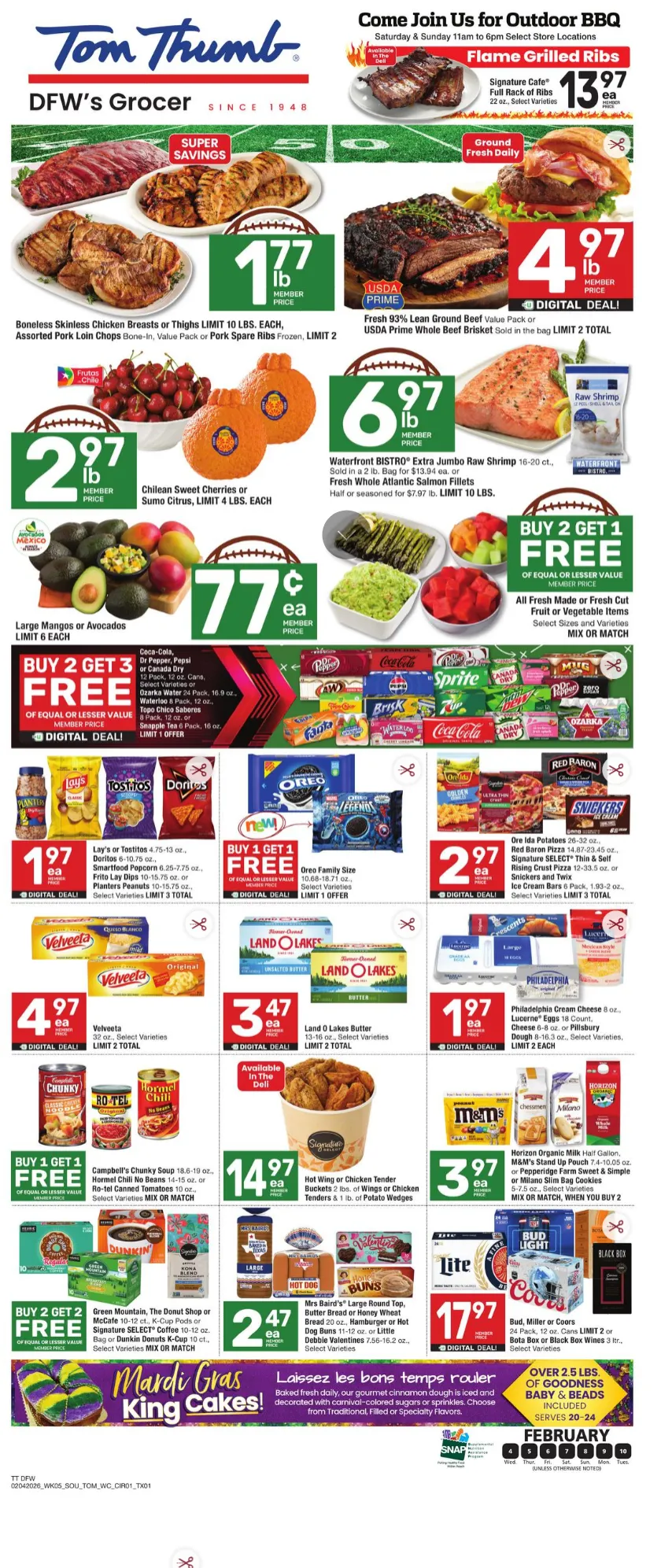 Weekly ad Tom Thumb Sales from February 4 to February 10 2026 - Page 1