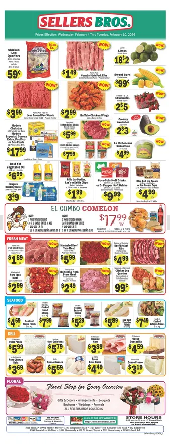 Weekly ad Sellers Bros Sales from February 4 to February 10 2026 - Page 