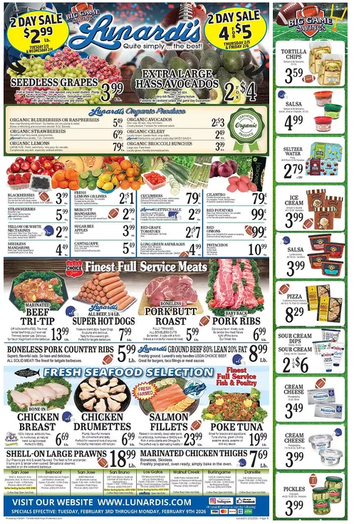 Weekly ad Lunardi's Sales from February 4 to February 10 2026 - Page 1