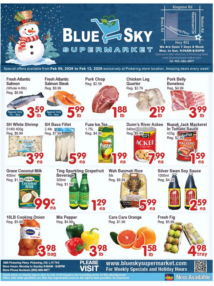  Blue Sky Supermarket Sales from February 6 to February 12 2026 - flyer page 
