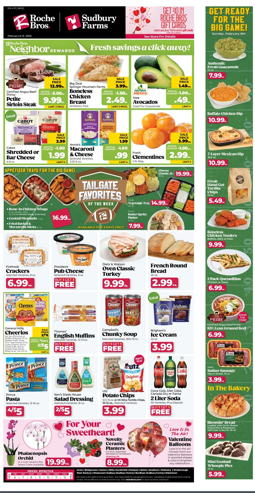 Weekly ad  Roche Bros. Sales from February 6 to February 12 2026 - Page 