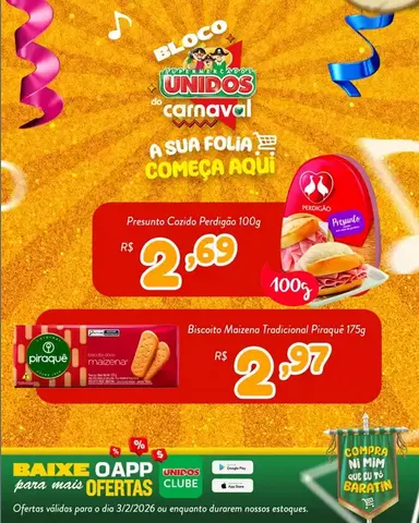 Encarte de Folhetos Unidos Supermercados 3 de fevereiro até 8 de fevereiro 2026 - Pagina 