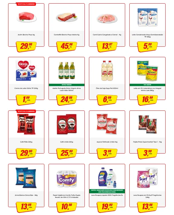 Encarte de Folhetos Rede Supermarket  9 de fevereiro até 10 de fevereiro 2026 - Pagina 