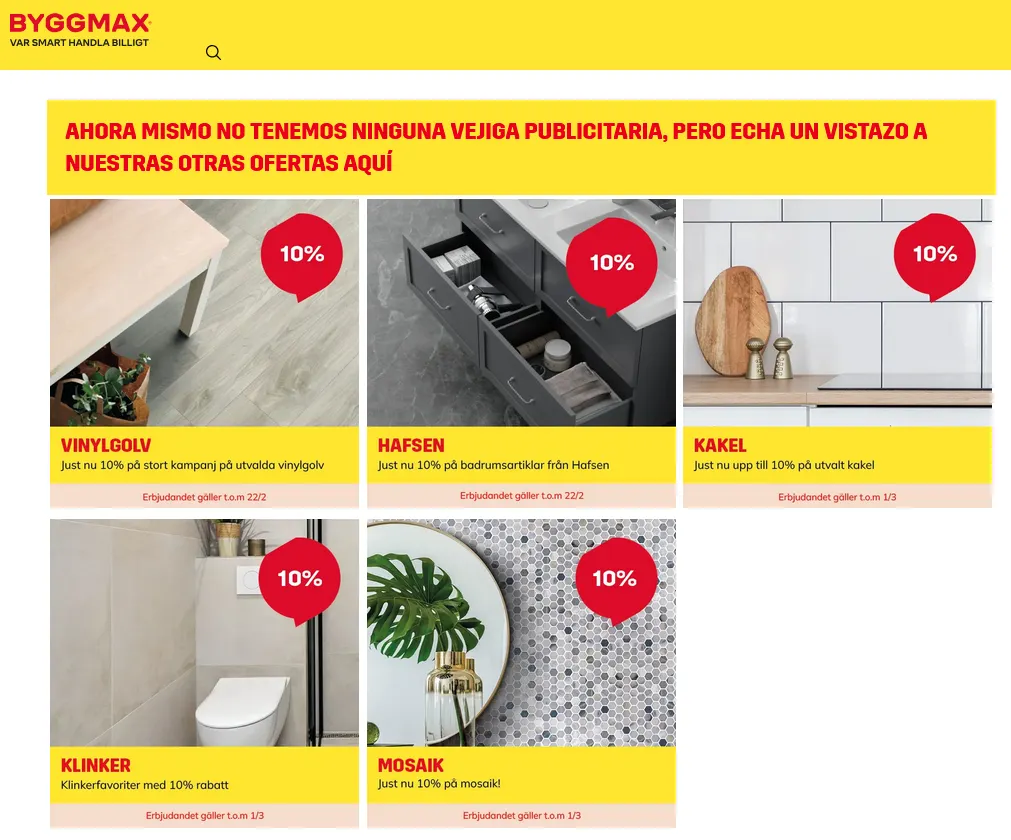 ByggMax Erbjudanden - 10 februari 15 februari 2026