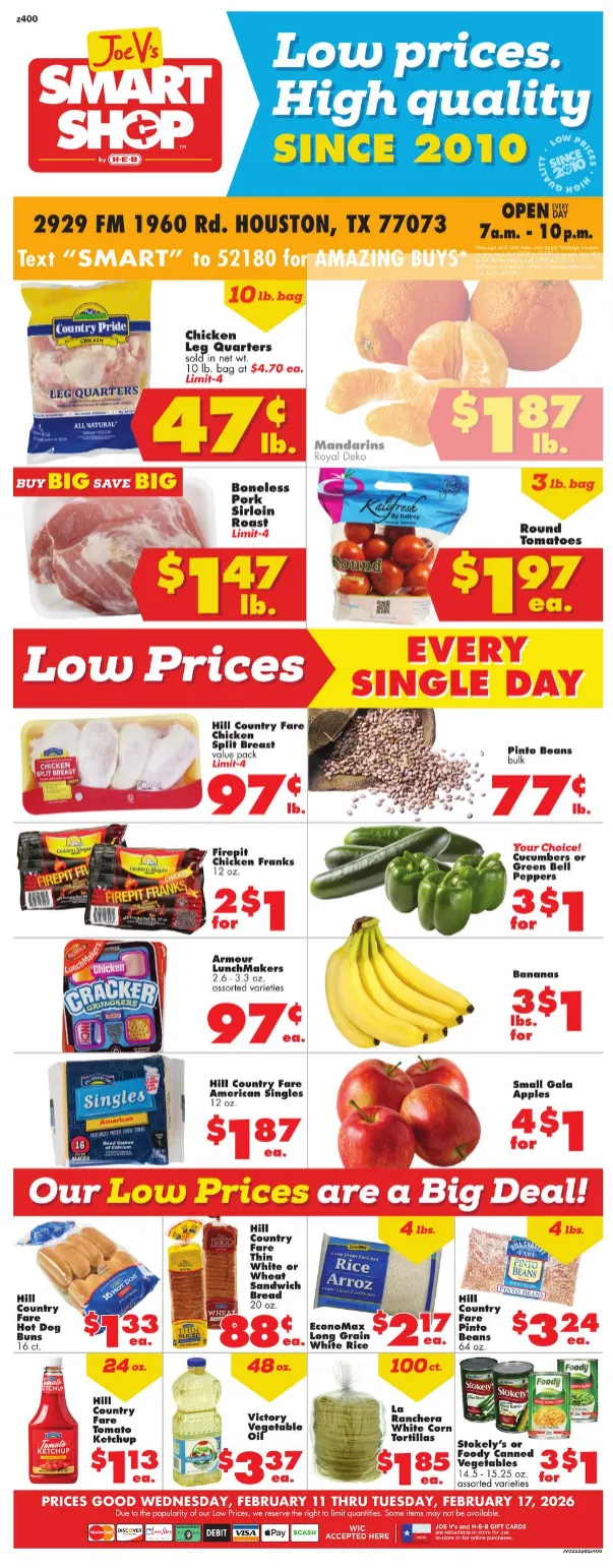 Weekly ad Joe V's Smart Shop Sales from February 11 to February 17 2026 - Page 