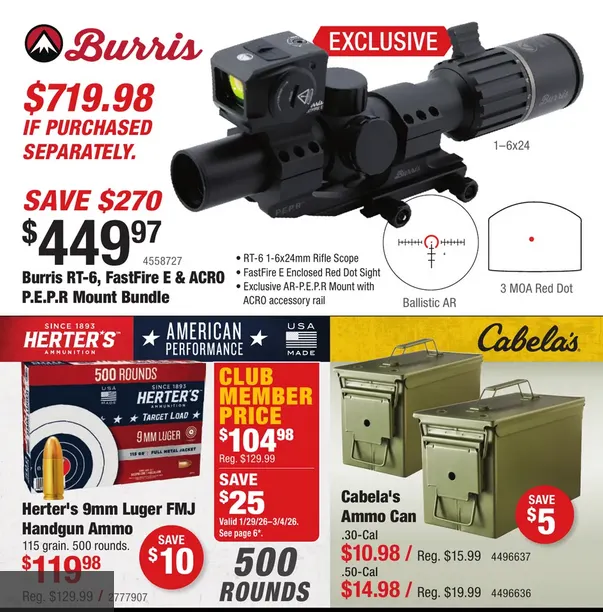 Weekly ad Bass Pro Shops Sales from February 11 to February 17 2026 - Page 