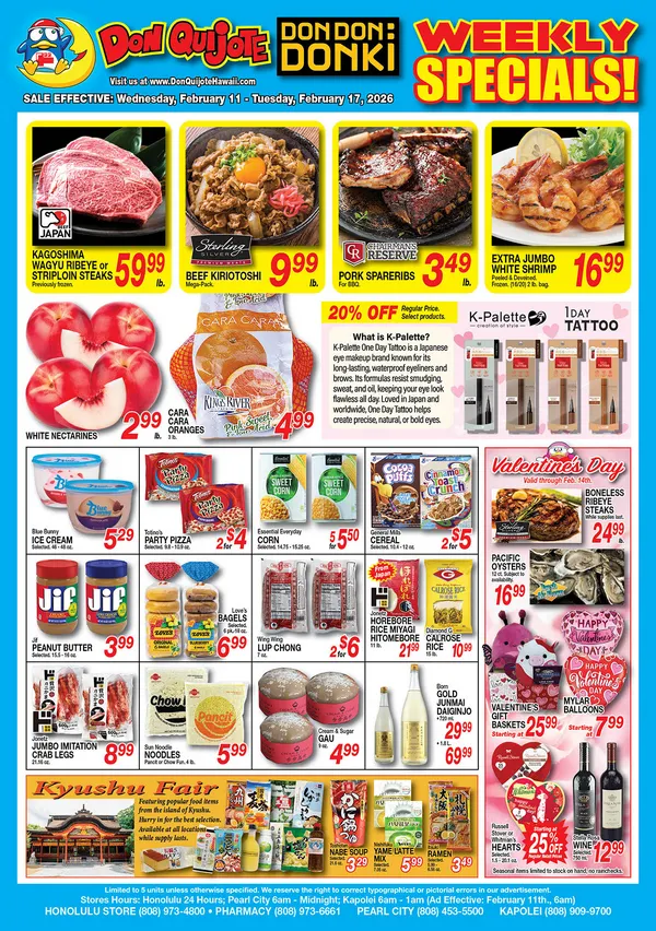 Weekly ad Don Quijote Hawaii Sales from February 11 to February 17 2026 - Page 