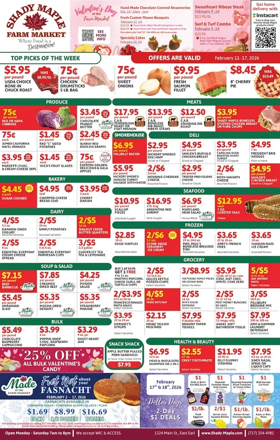 Weekly ad Shady Maple Sales from February 11 to February 17 2026 - Page 