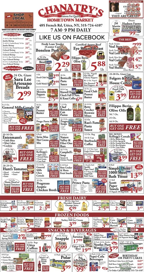 Weekly ad Chanatry's Hometown Market Sales from February 11 to February 17 2026 - Page 