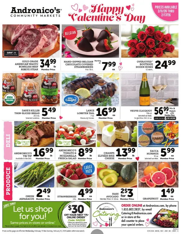 Weekly ad Andronico's from February 11 to February 17 2026 - Page 