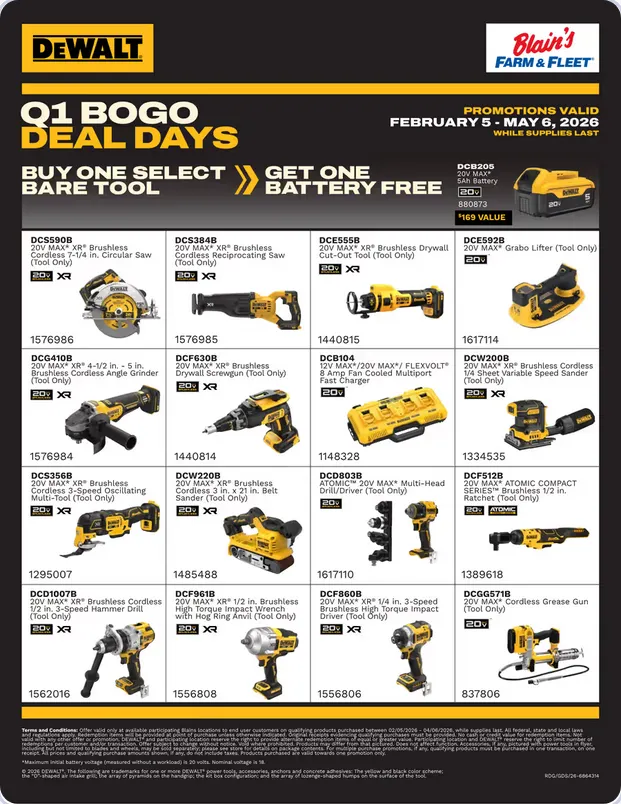 Weekly ad Blain ´s  Farm and Fleet  Sales from February 5 to March 6 2026 - Page 