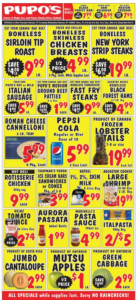  Pupo's Food Market Saes from February 12 to February 18 2026 - flyer page 