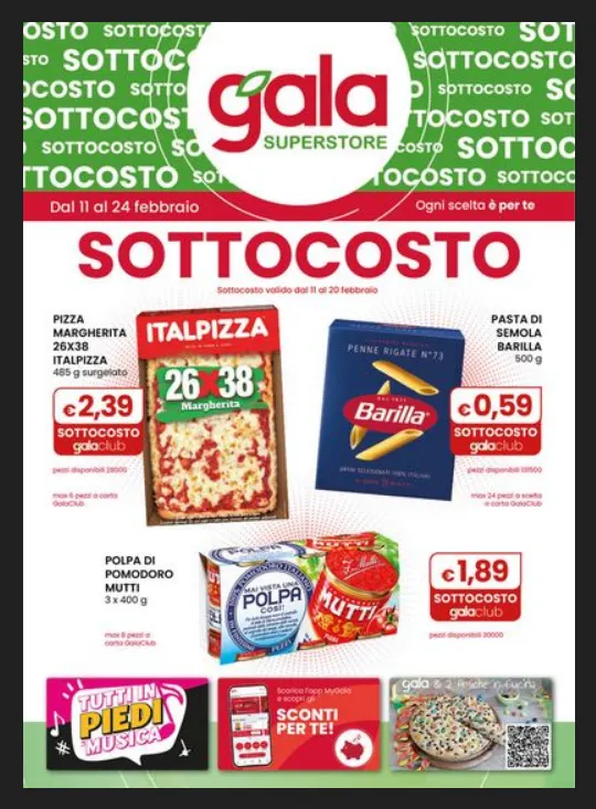 Volantini Gala Supermercati da 11 febbraio a 24 febbraio di 2026 - Pagina del volantino 