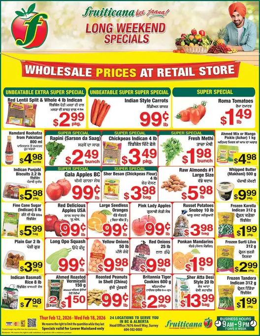 Fruiticana Sales from February 12 to February 18 2026 - flyer page