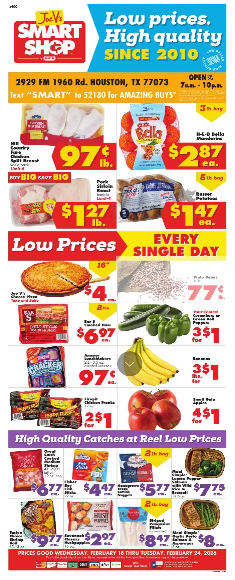 Weekly ad Joe V's Smart Shop Sales from February 18 to February 24 2026 - Page