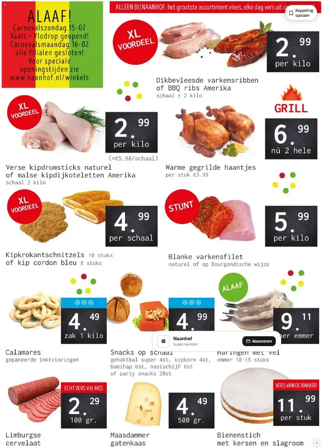 Naanhof folders van 17 februari tot 21 februari 2026 - Folder pagina