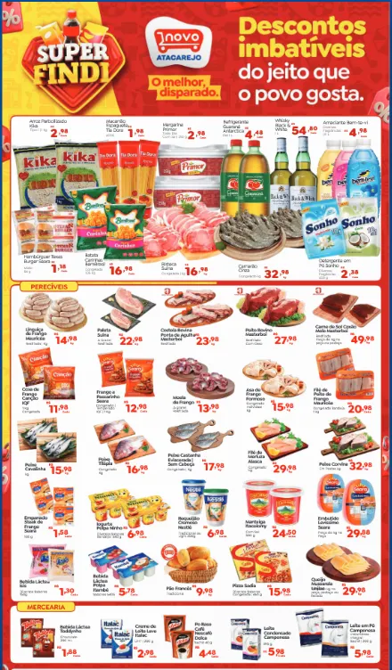 Encarte de Folhetos Novo Atacarejo 19 de fevereiro até 22 de fevereiro 2026 - Pagina 1