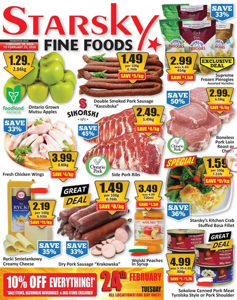 Starsky Sales from February 19 to February 25 2026 - flyer page 1