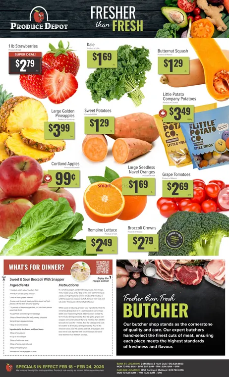 Produce Depot Sales from February 18 to February 24 2026 - flyer page 2