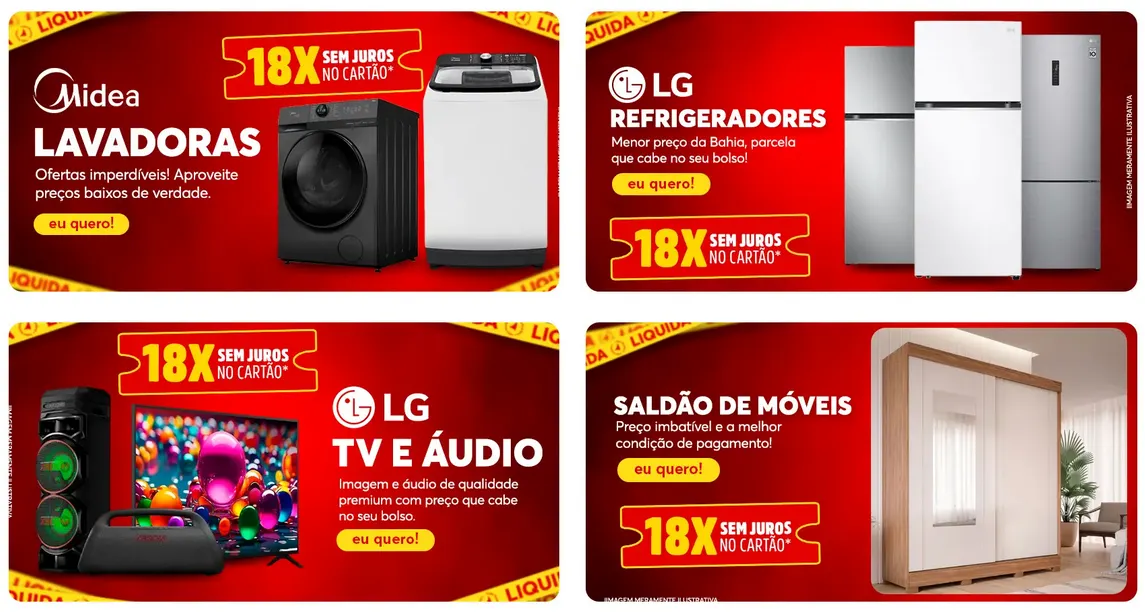 Encarte de  Folhetos Lojas Guaibim  19 de fevereiro até 24 de fevereiro 2026 - Pagina 4