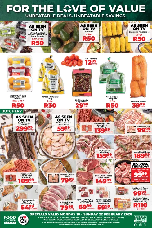  Food Lover's Market Sales from 16 February to 22 February 2026 - Catalogue Page 3