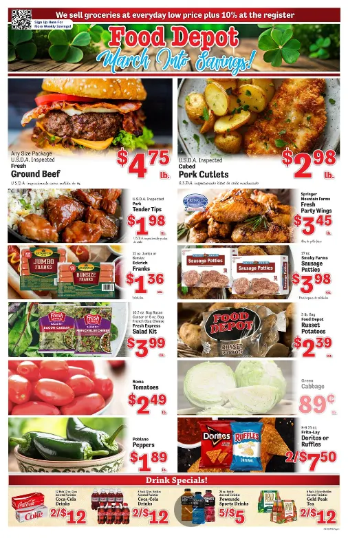 Weekly ad Food Depot Sales from February 23 to March 1 2026 - Page 