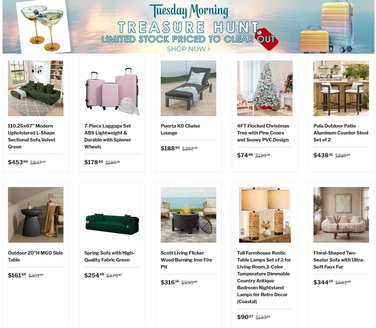 Weekly ad  Tuesday Morning Sales from February 24 to February 28 2026 - Page 1